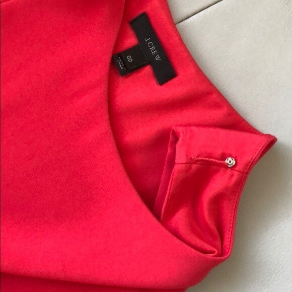 NWOT J. Crew Red Camille Dress - Picture 5 of 5